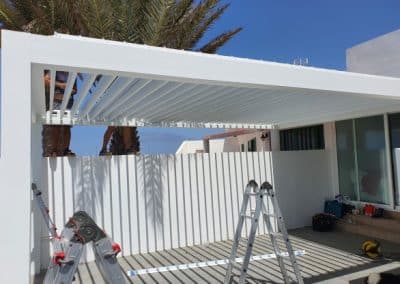 techo terraza blanco